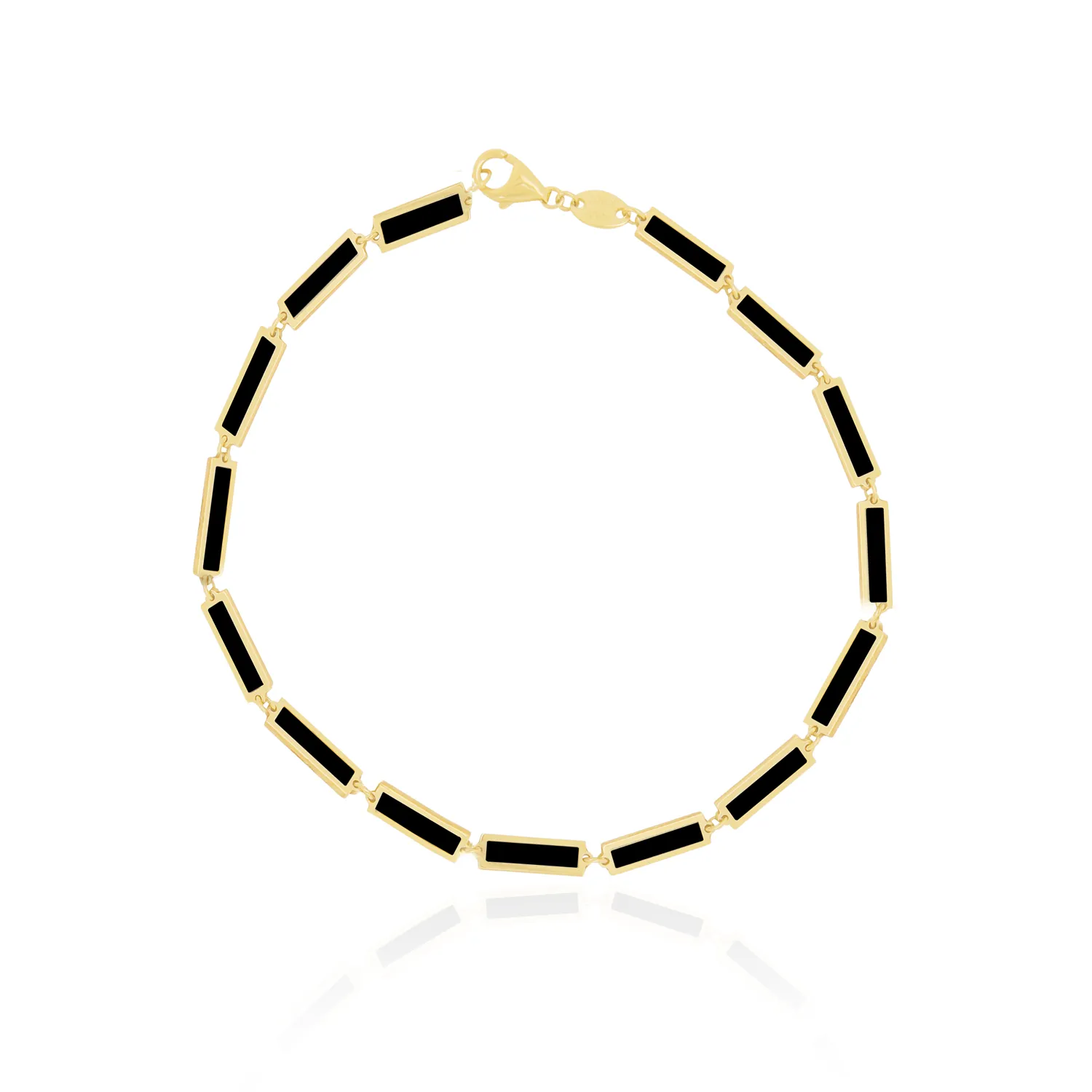 Onyx Bar Bracelet