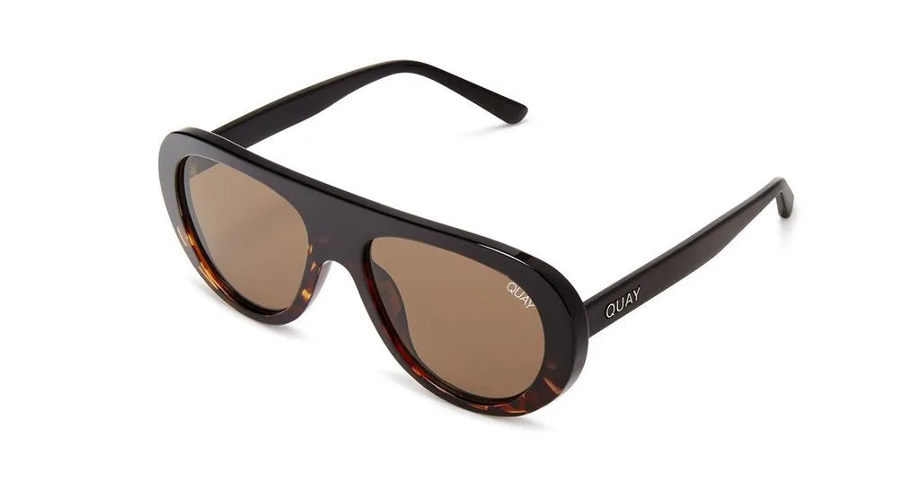 Quay Bold Move Sunglasses Black to Tortoise Fade