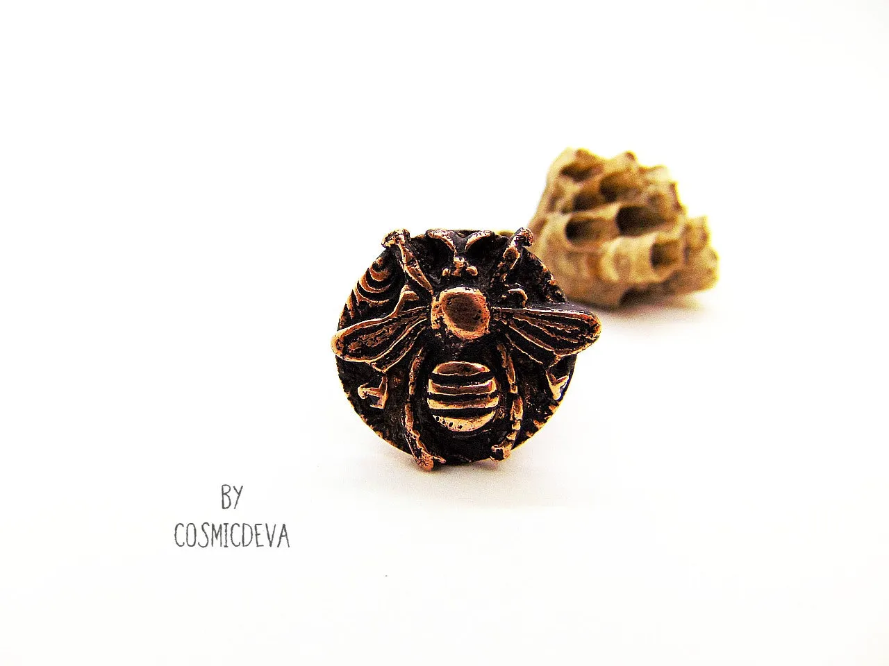 Queen Bee Ring, Honey Bee Ring,  US Size 9 Ring