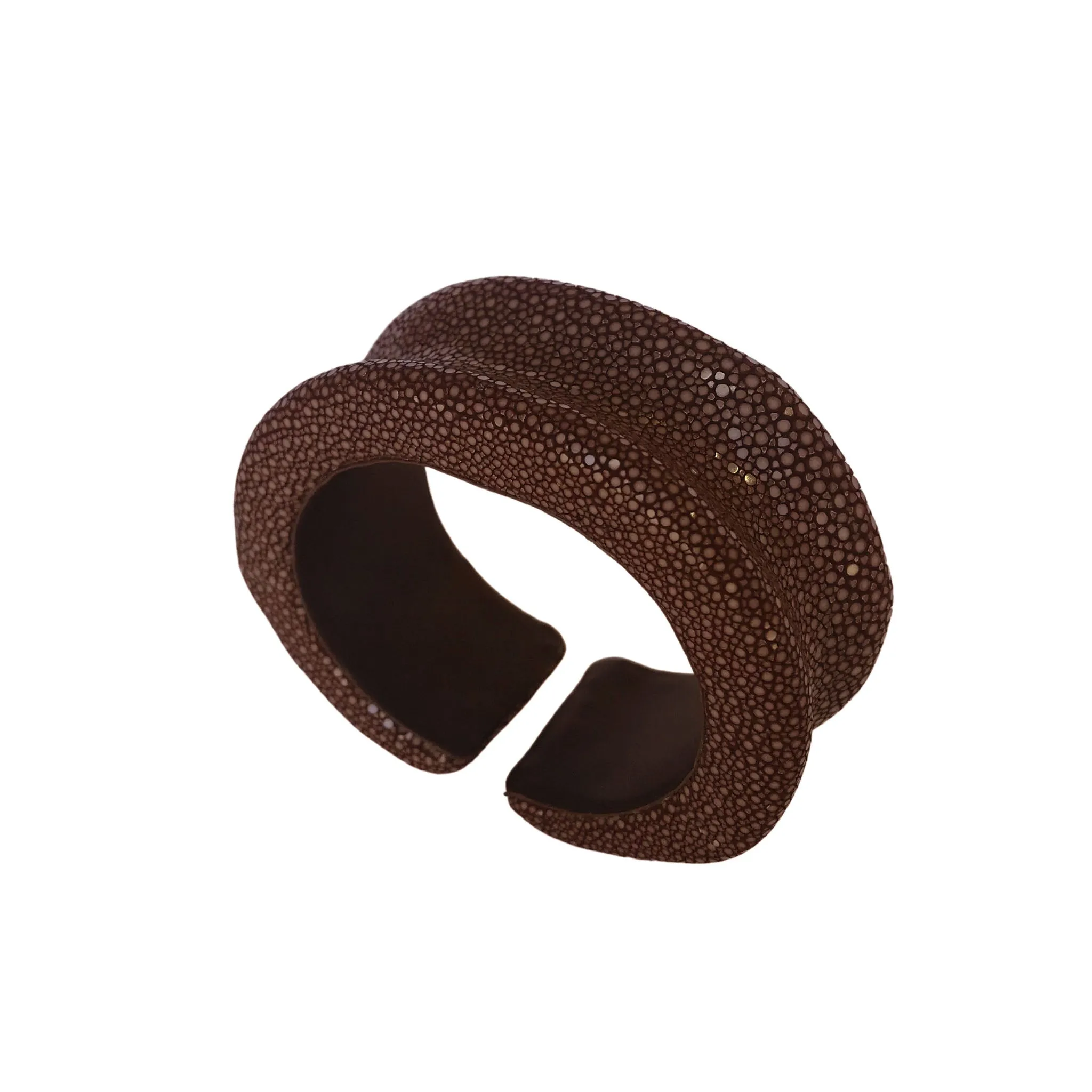 Raised Edge Flexible Bangle