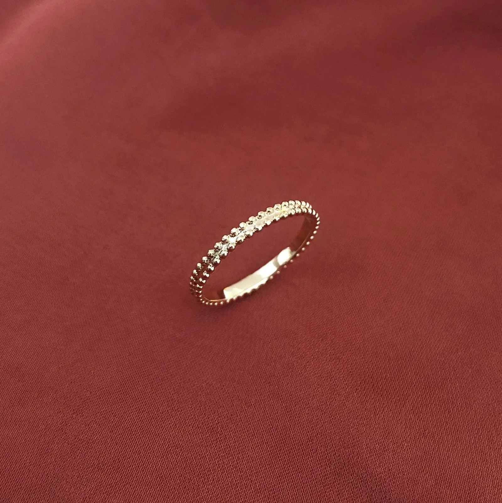 Romina - Dainty Textured Ring