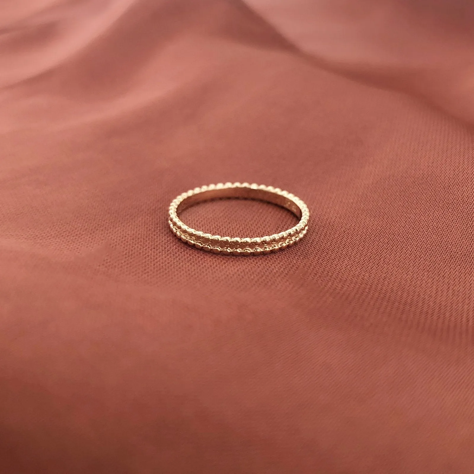 Romina - Dainty Textured Ring