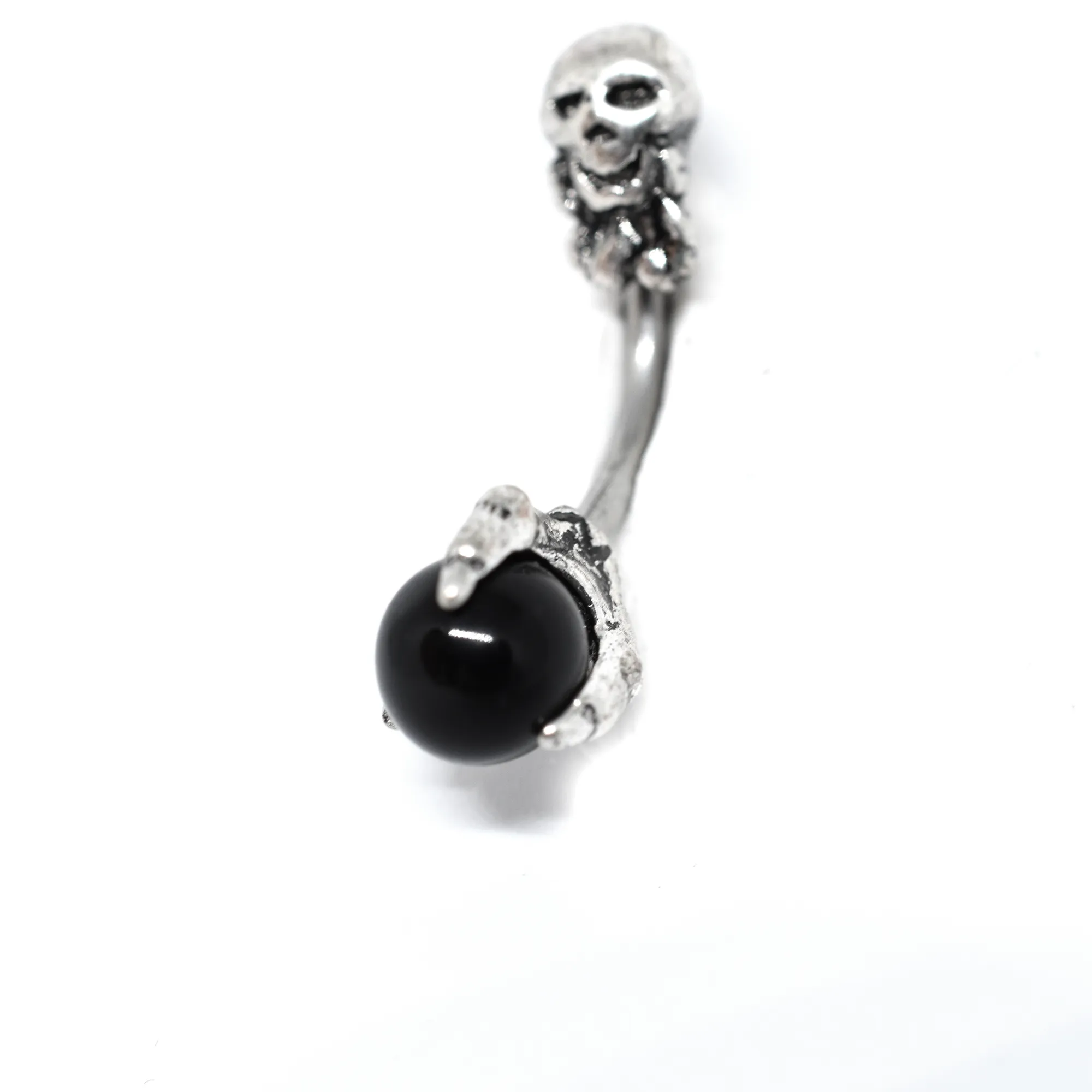 Skull Claw Belly Ring