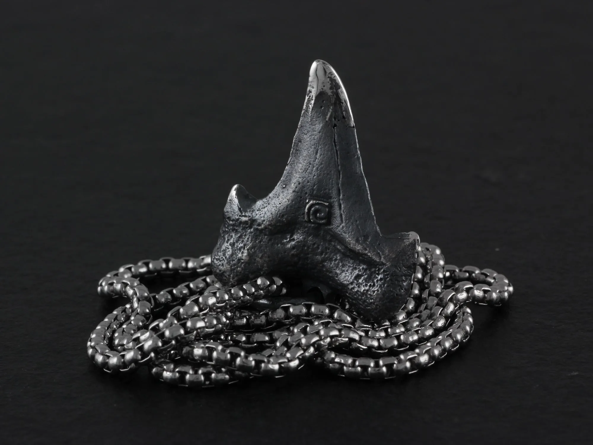 Sterling Silver Shark Tooth Necklace