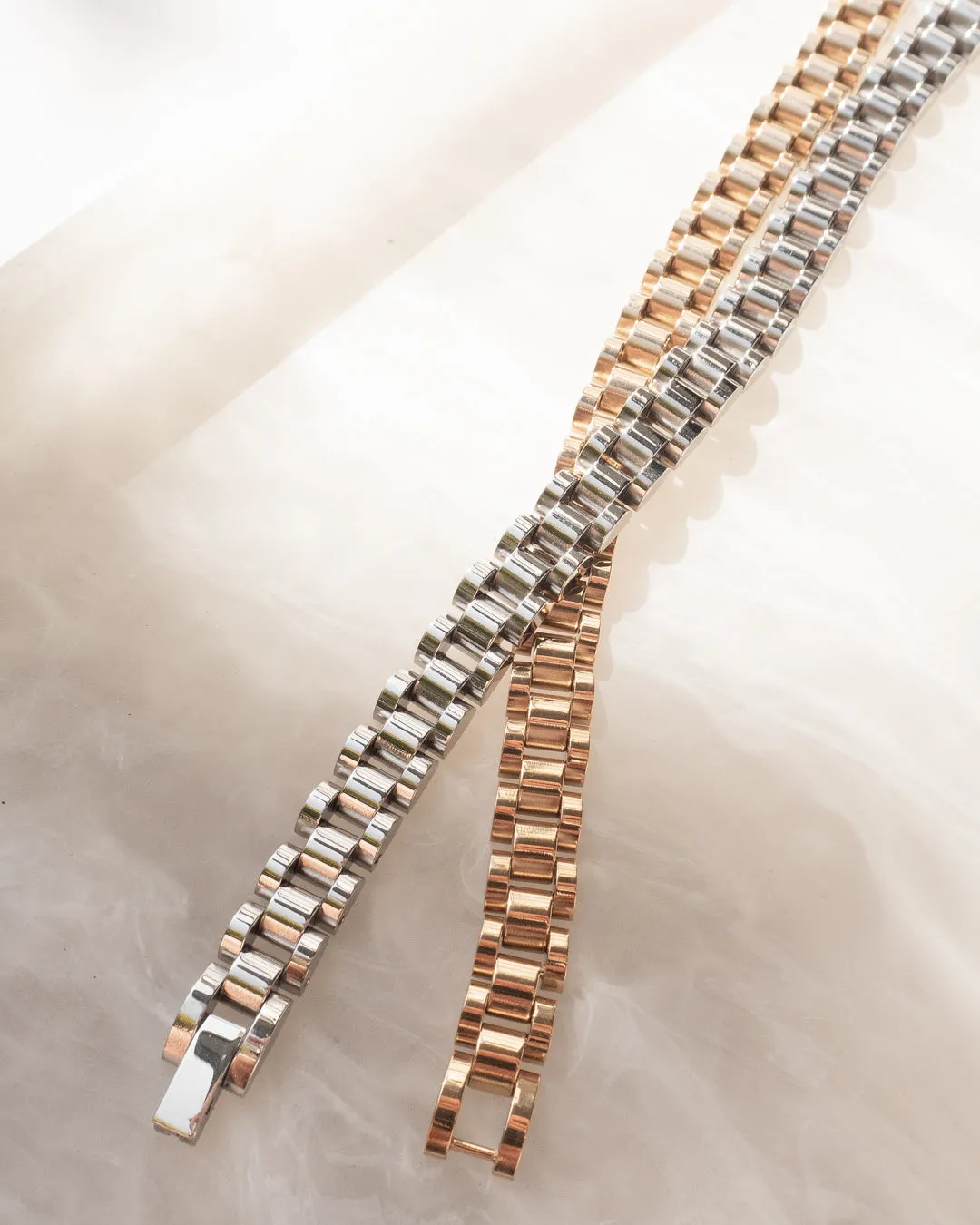 Timepiece Bracelet- Silver