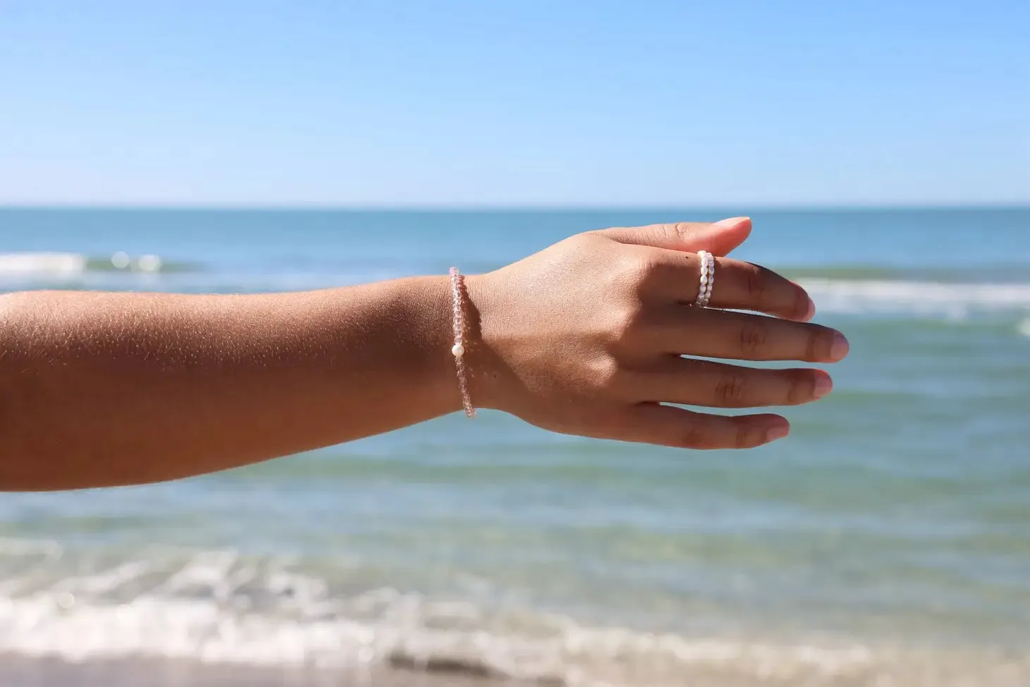 Tiny Vibes Beaded Waterproof Bracelet