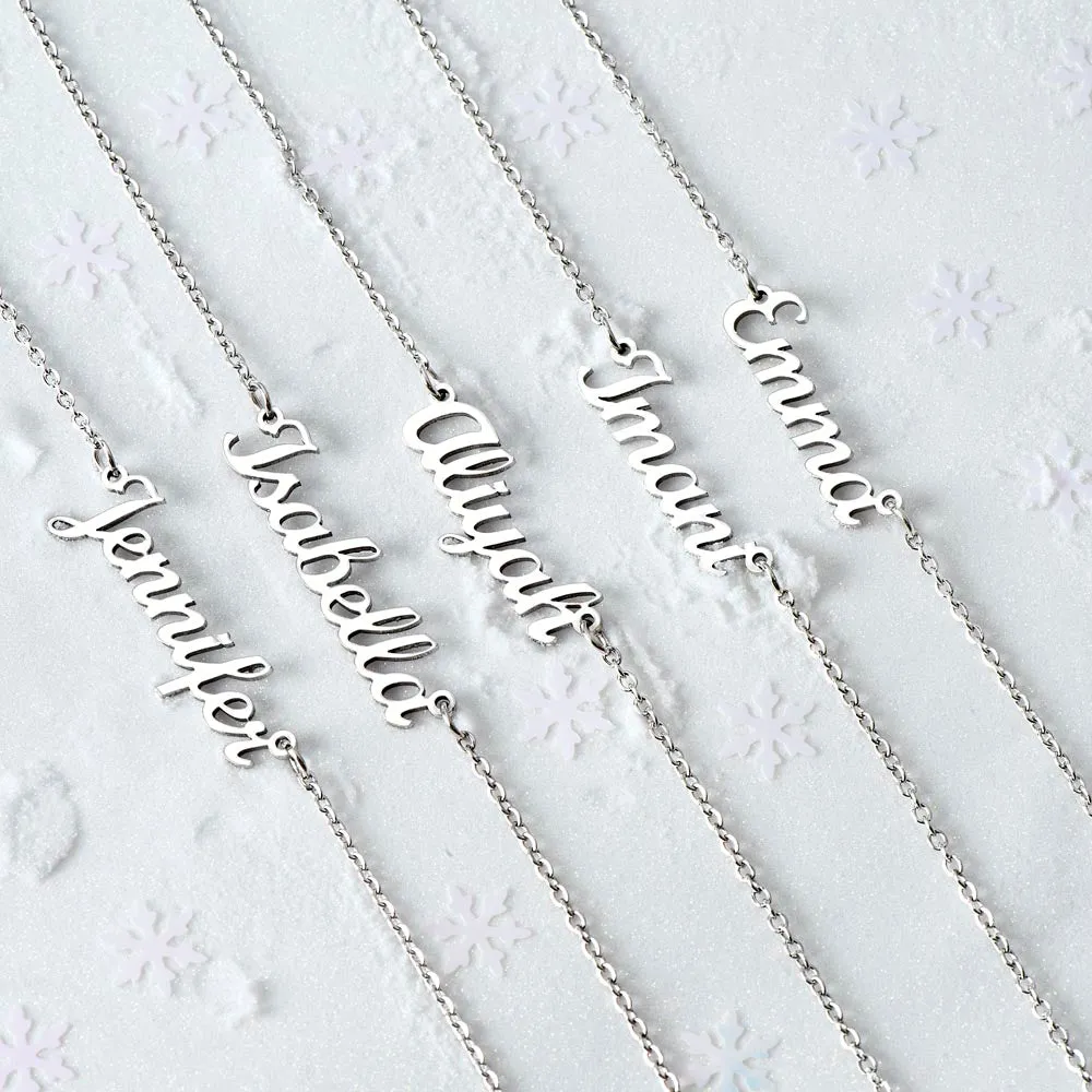 To My Amazing Future Wife Gift I'm Yours Custom Name Necklace