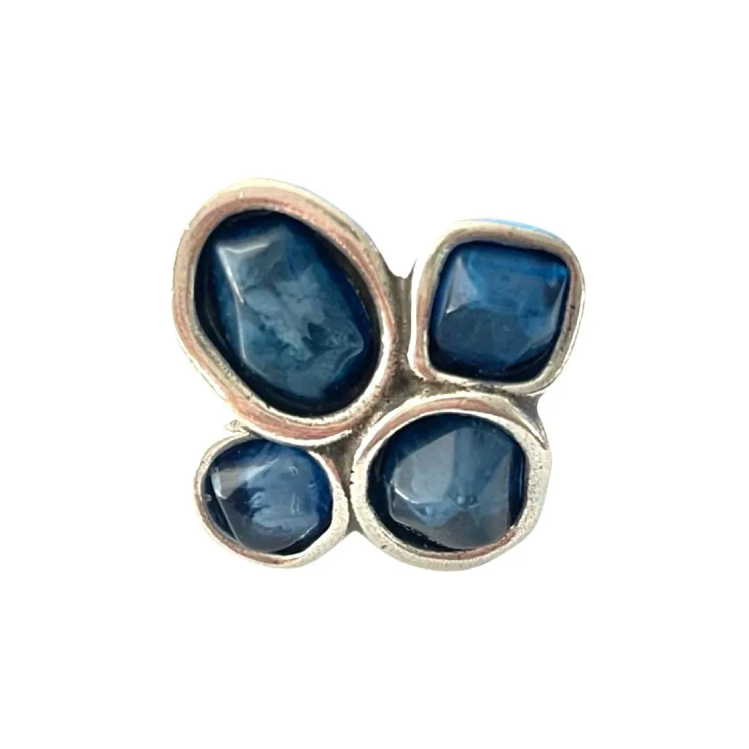 TRA-LA-RA BLUE FLOR RING