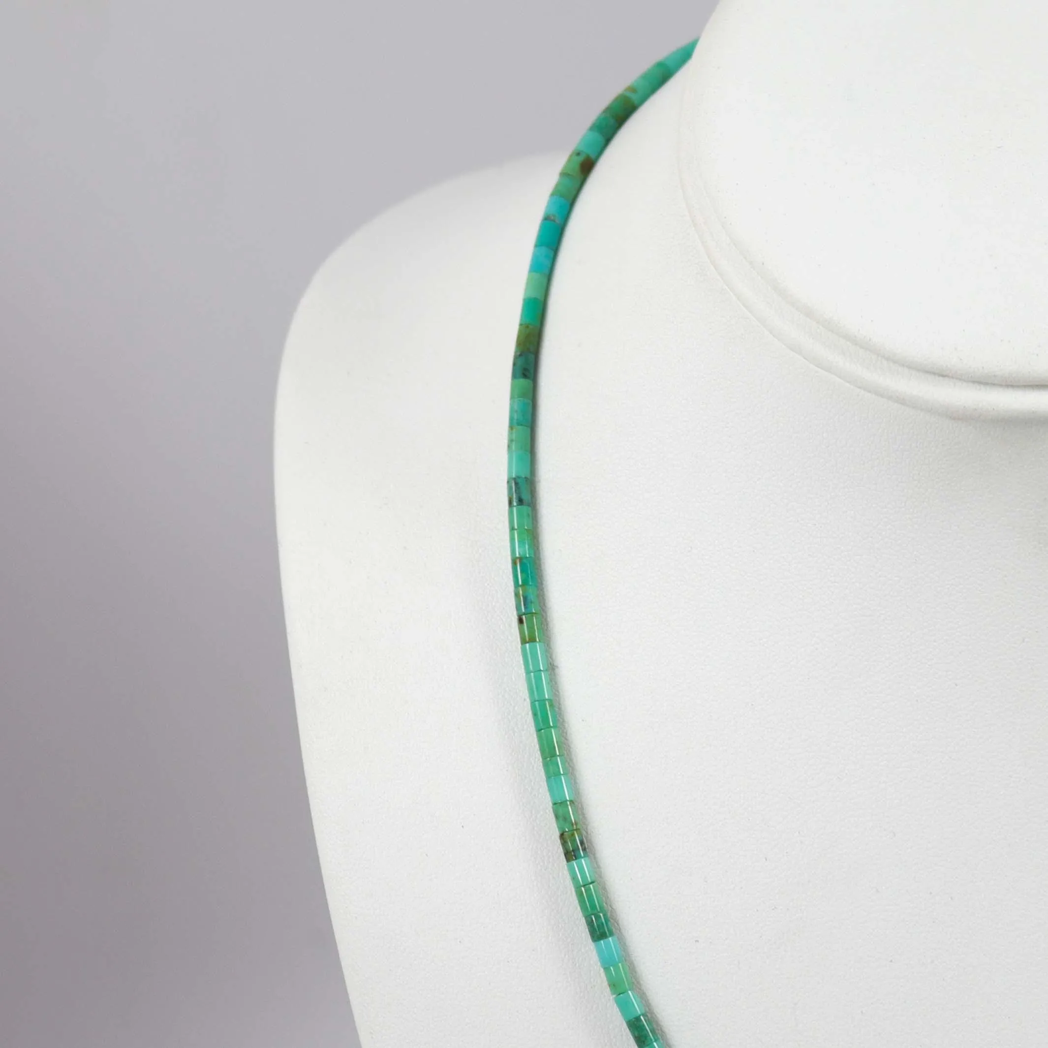 Turquoise Heishi Necklace