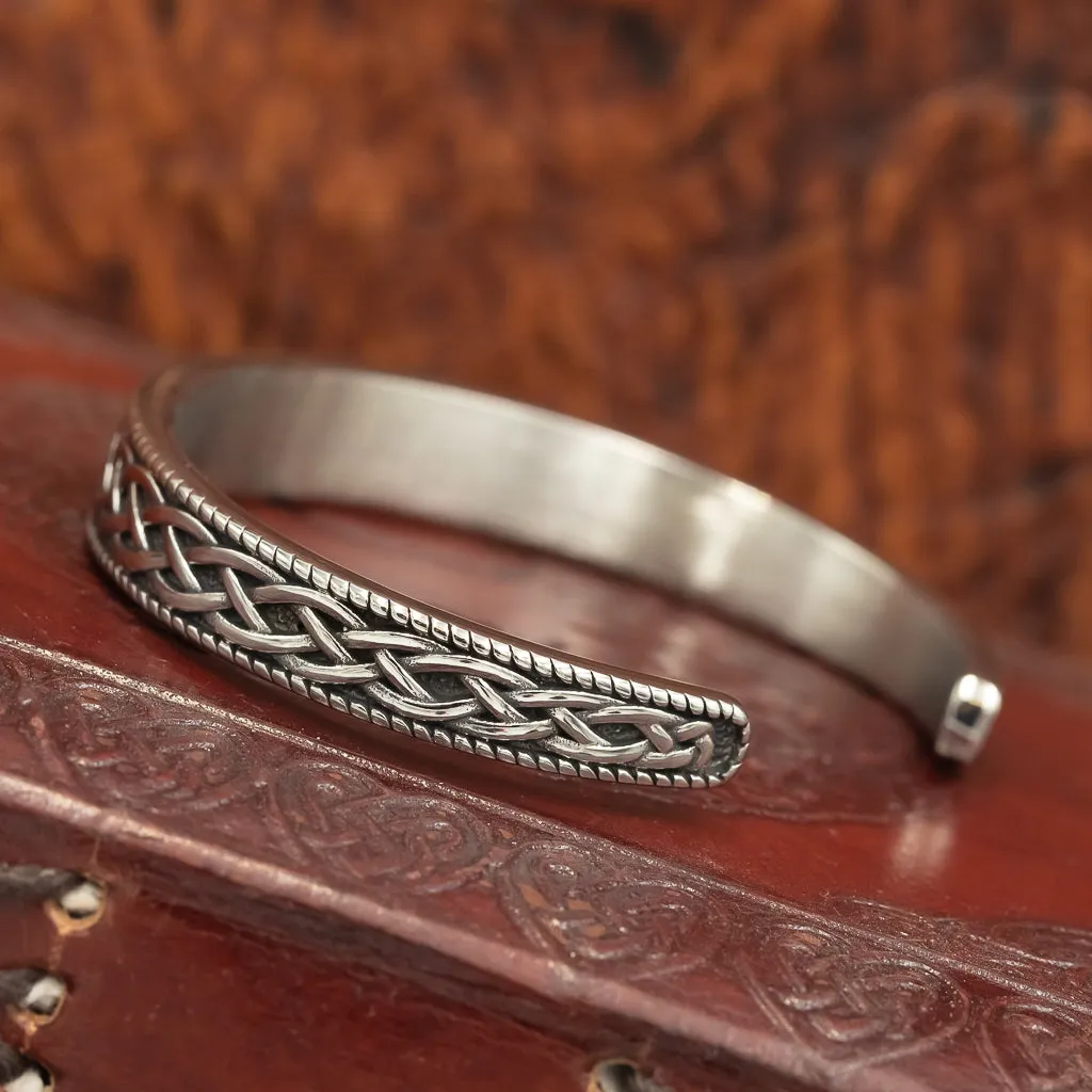 Valknut and Runes Bangle