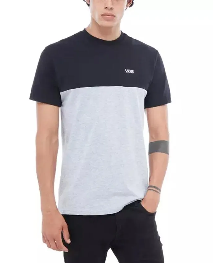 VANS T-Shirt Color Block Nero Grey VN0A3CZDJGP1