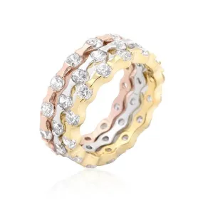 WildKlass Tri-tone Stackable Rings