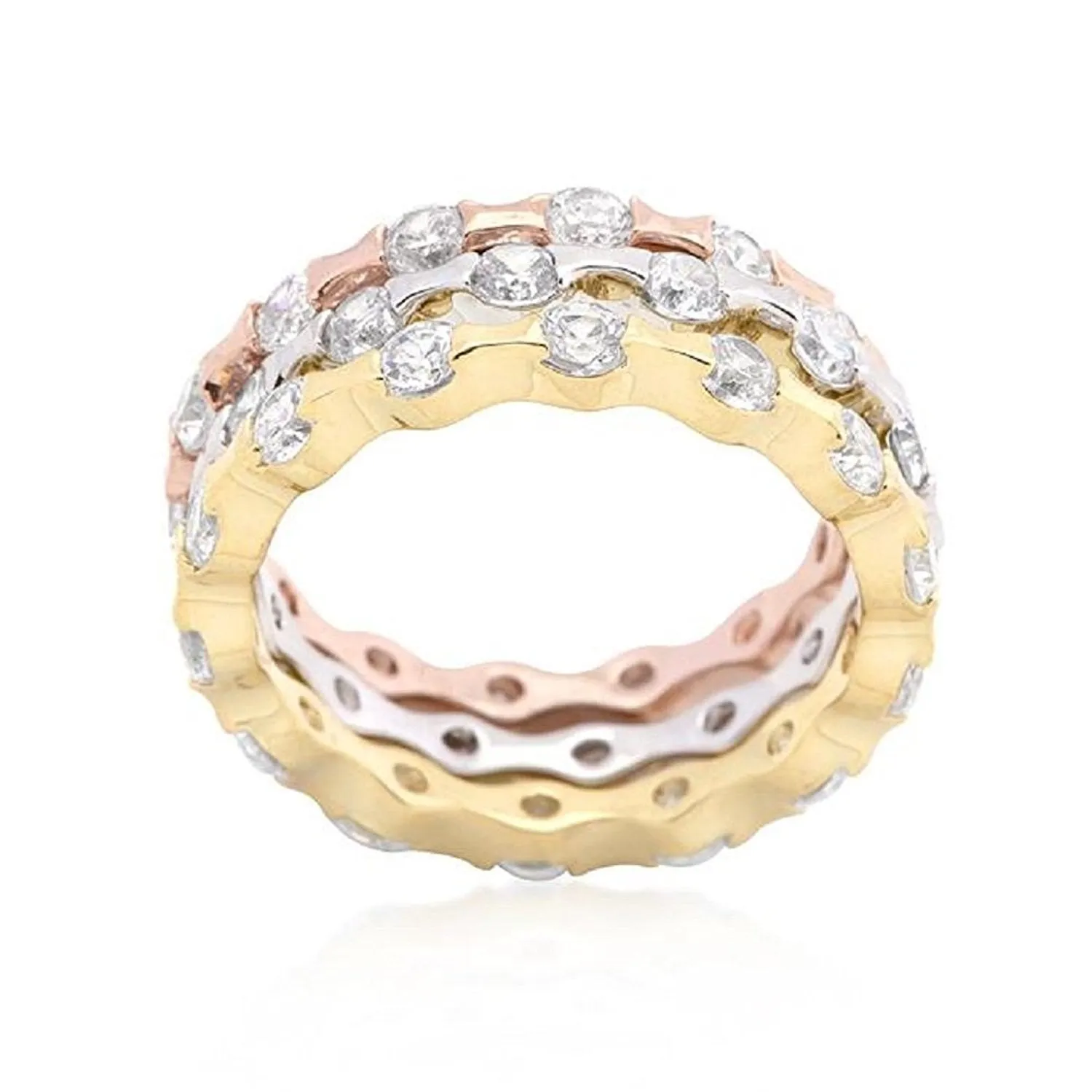 WildKlass Tri-tone Stackable Rings